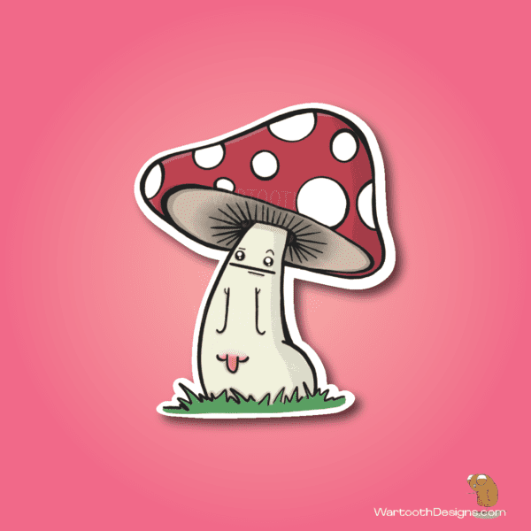 Mushroom Mushroom (Sticker or Magnet)