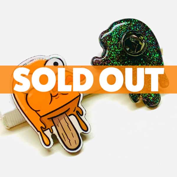 Orange Popsicle Pin