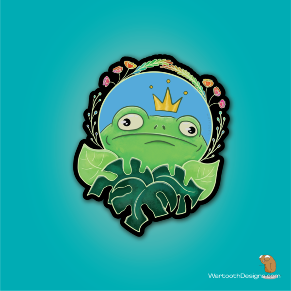 Frog Prince (Sticker or Magnet)