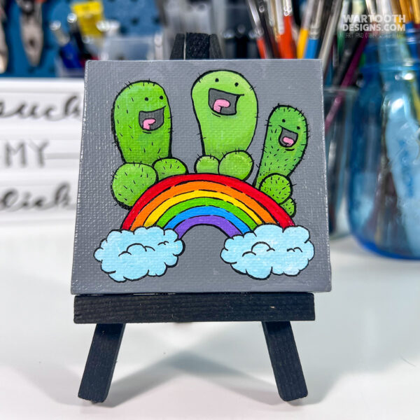 Prick Painting - Tumbo, Ron, & Shubbs