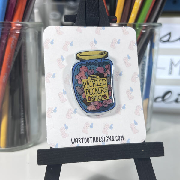 Pickled Peckers Pin