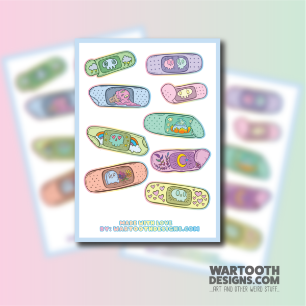 Band Aid Sticker Set
