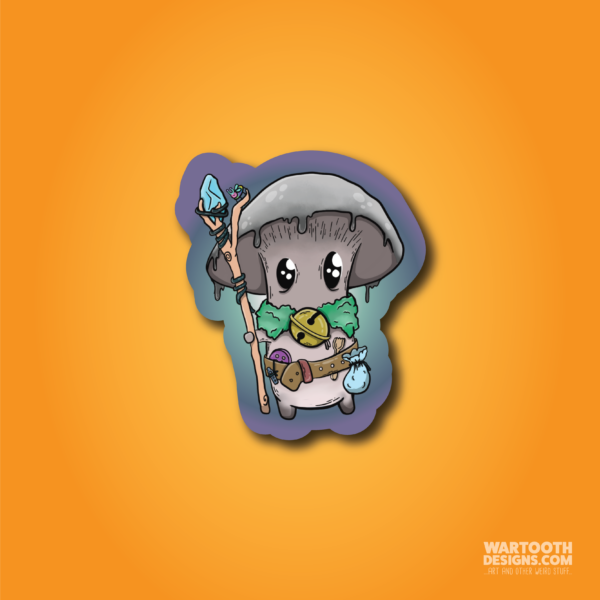 Mushroom Traveler (Sticker or Magnet)