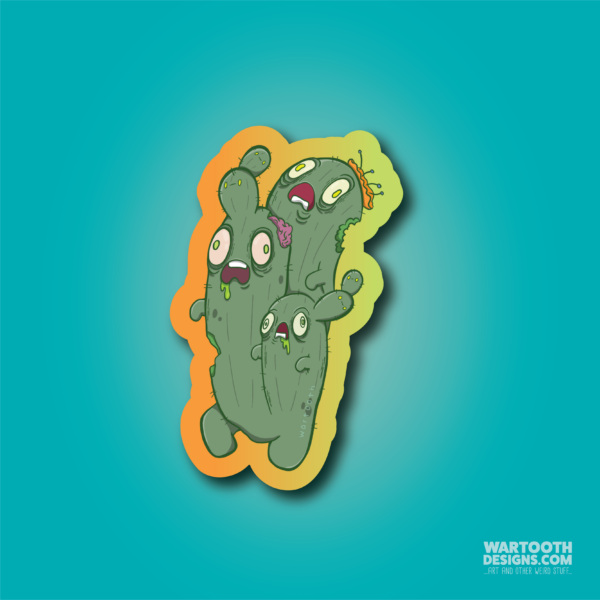 Zombie Pricks (Sticker or Magnet)