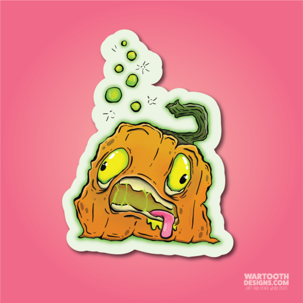 Toxic Pumpkin | Sticker or Magnet