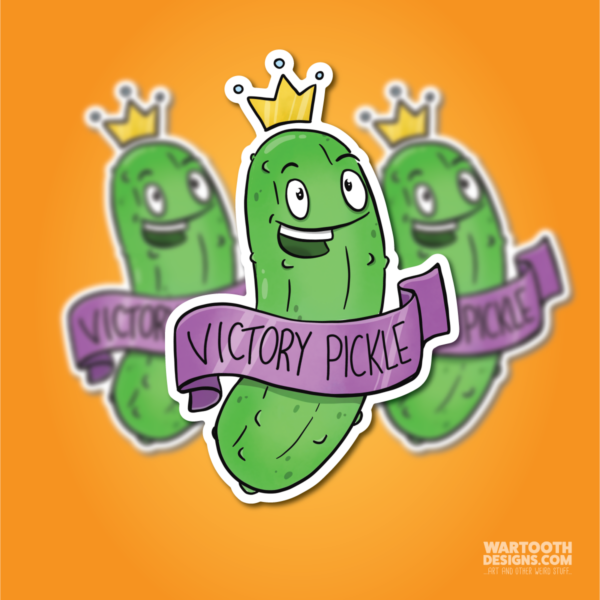 Victory Pickle Sticker Pack