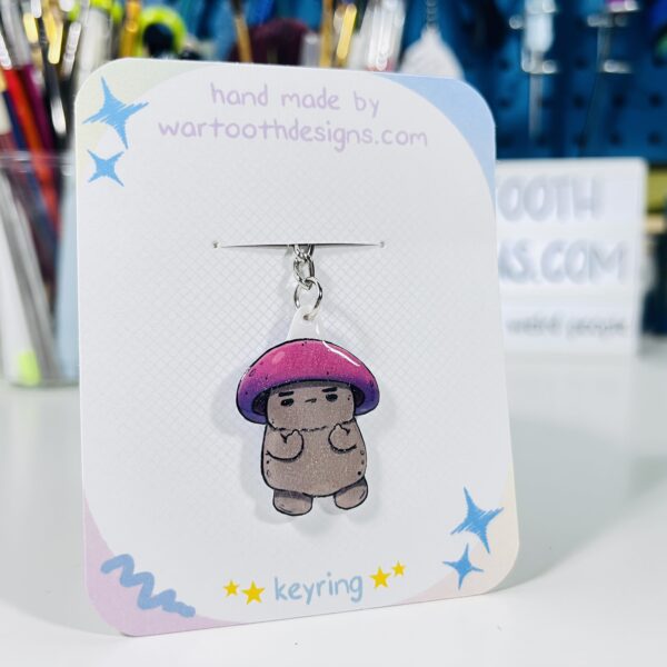 Mushroom Keychain | Scratch & Dent